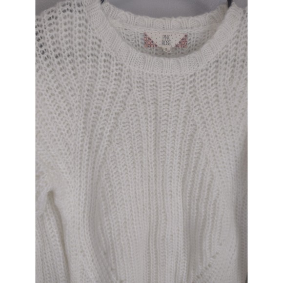 Pink Rose Crochet Sweater _NEW - Picture 2 of 7